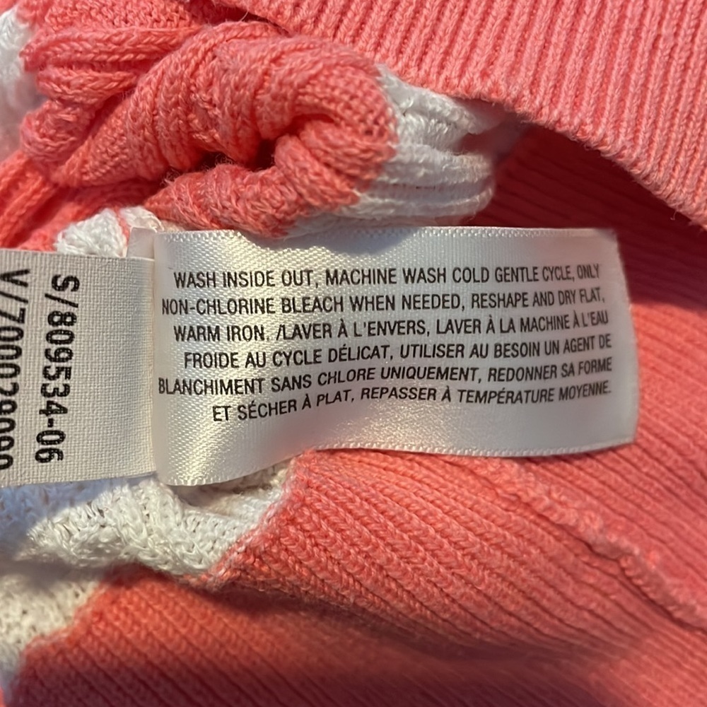 Women's Old Navy Striped Thin Long Sleeve V-Neck Sweater Large - Picture 8 of 8
